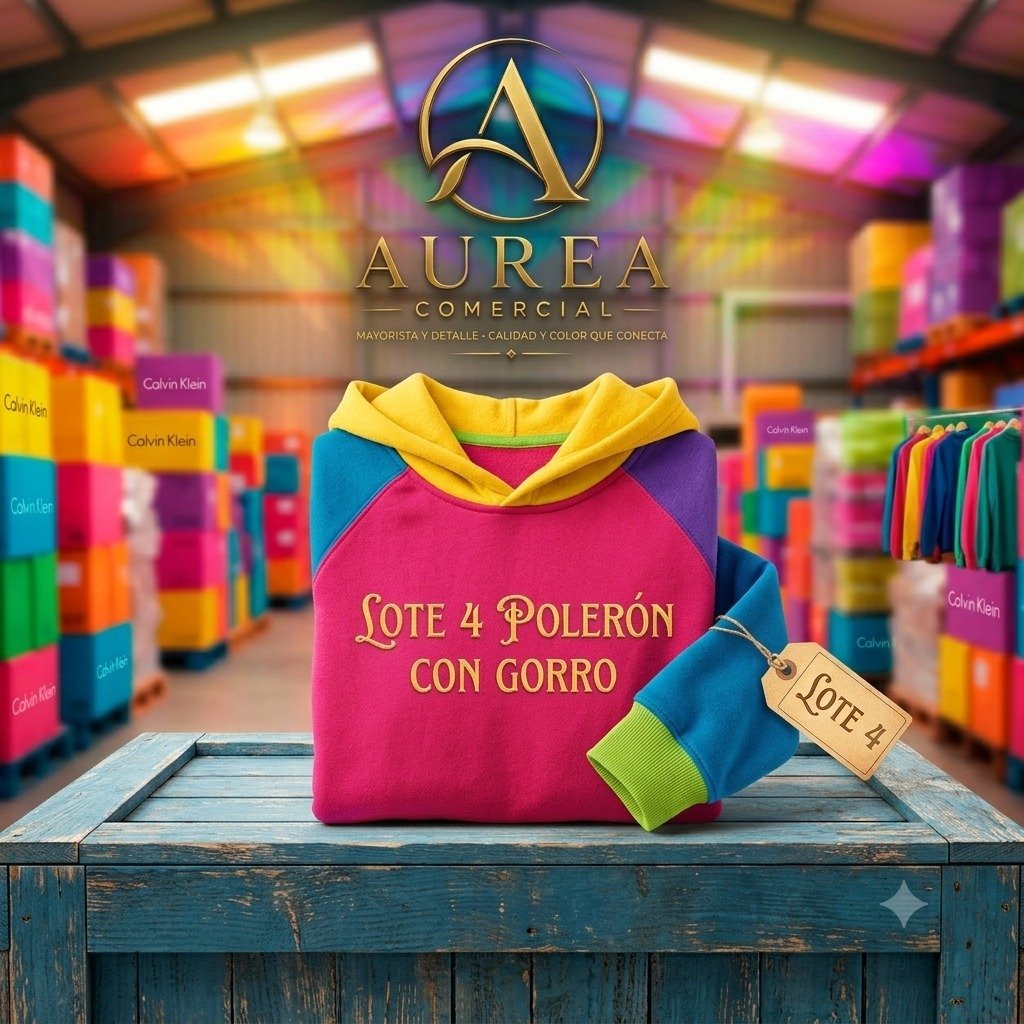 Lote 4 Polerón con Gorro